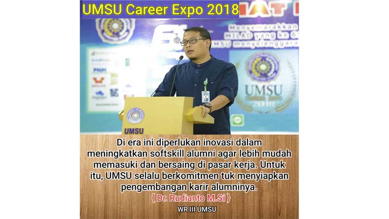 Hadapi Persaingan Dunia Kerja, UMSU Berkomitmen Kembangkan Karir Alumni