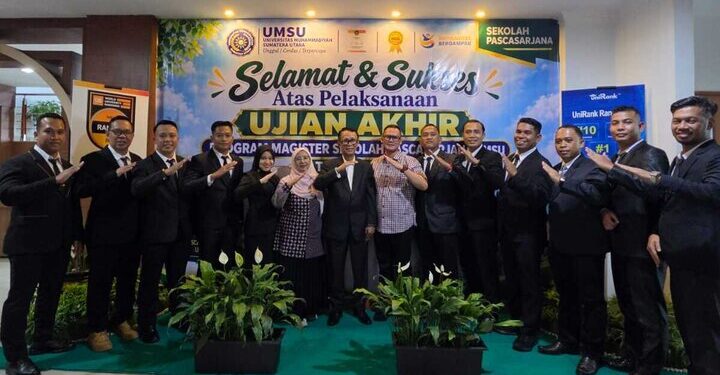 Cetak Sejarah Baru! 60 Mahasiswa Program RPL Angkatan I MIH UMSU Resmi Raih Gelar Magister Hukum