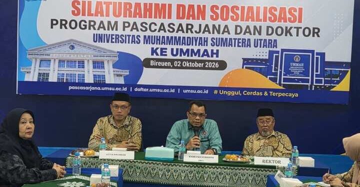 SPs UMSU Silaturahmi dan Sosialisasikan Program Magister-Doktor ke UMMAH Aceh